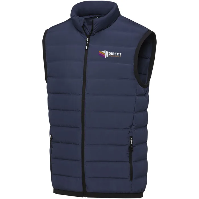Chaleco de plumón con aislamiento para hombre Macin personalizado con logo