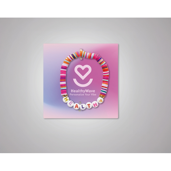 Pulsera de abalorios con opciones adicionales de abalorios premium personalizado con logo