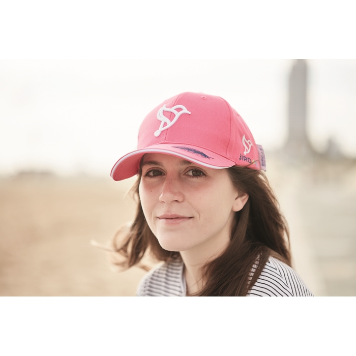 Gorra de 6 paneles de sarga de algodón de primera calidad con sándwich personalizado con logo
