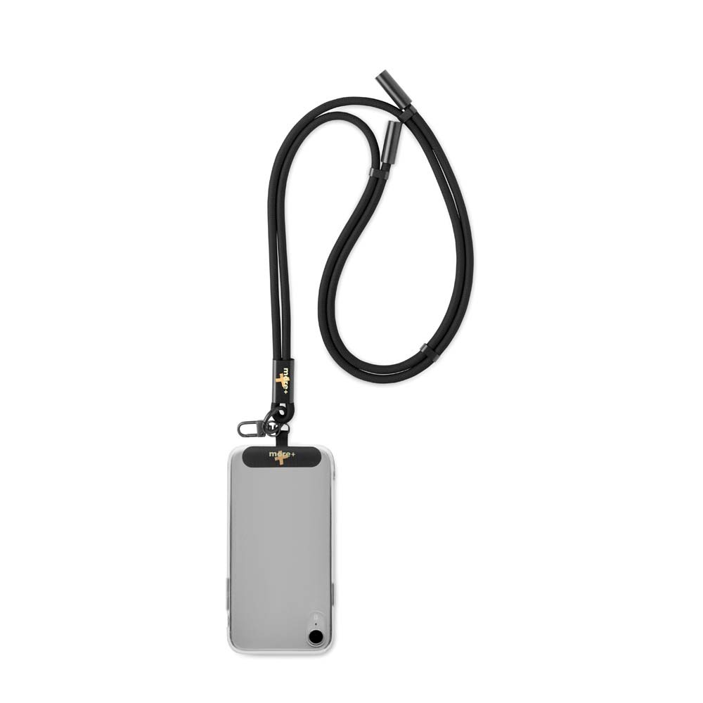 Cuelga móvil que ofrece función de cable de carga ajustable de tipo C a C, 60 W, transferencia de datos y soporte para teléfono. personalizado con logo
