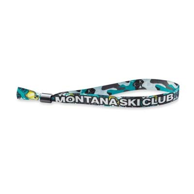 Pulseras de poliéster con sublimación personalizado con logo