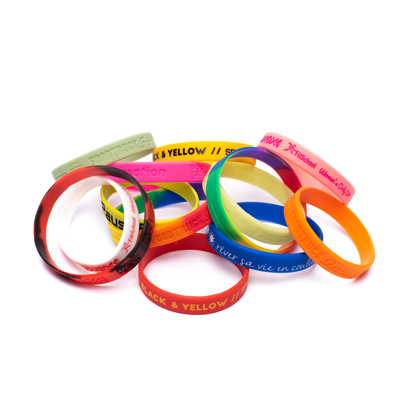 Pulsera de silicona personalizada (12mm width) personalizado con logo