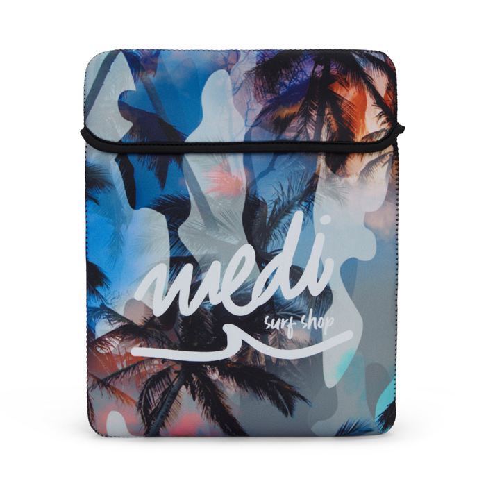 Funda de neopreno sublimado para tableta. personalizado con logo