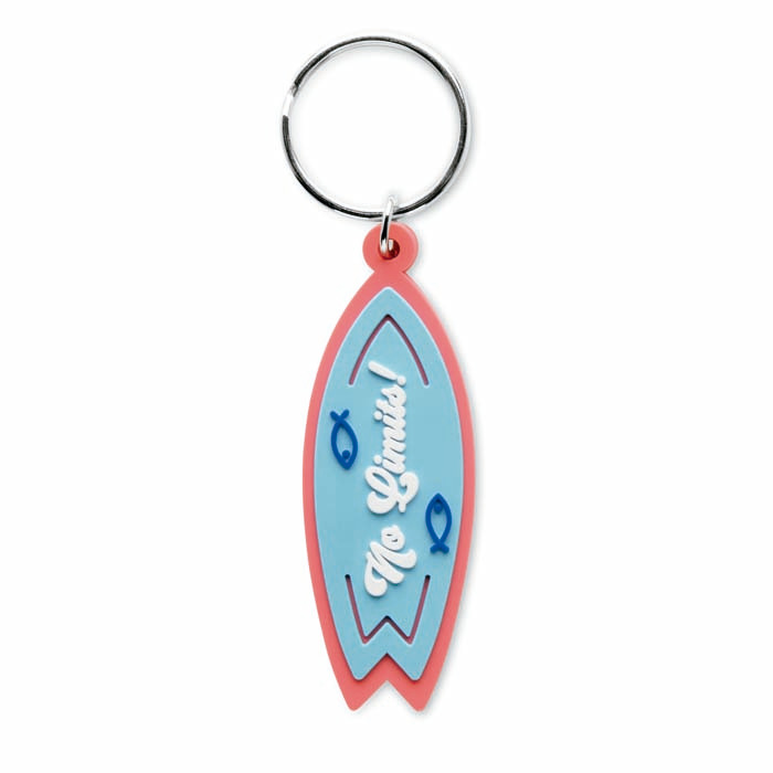 Llavero de PVC en forma personalizada con tu logotipo a 2 lados. personalizado con logo
