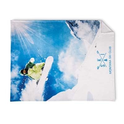 Manta polar coral a todo color (270 g/m²) personalizado con logo