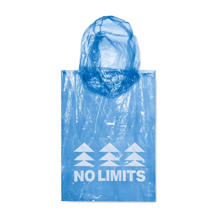 Poncho apto para impresión (0,020mm) personalizado con logo