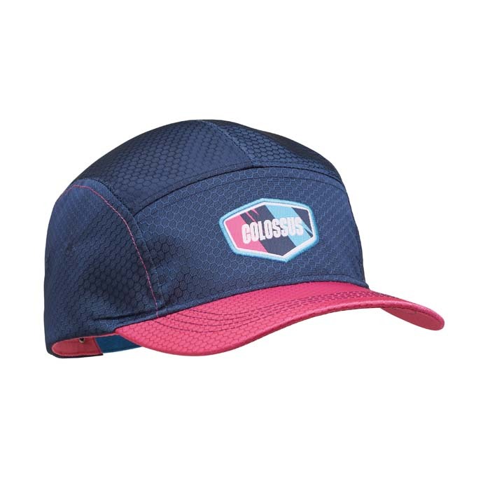 Gorra de alto rendimiento de poliéster colmena de 5 paneles. personalizado con logo