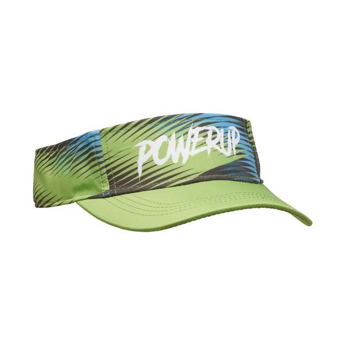 Visera ligera a todo color. personalizado con logo