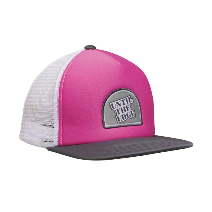 Visera plana, de 5 paneles de perfil alto (10 cm). personalizado con logo