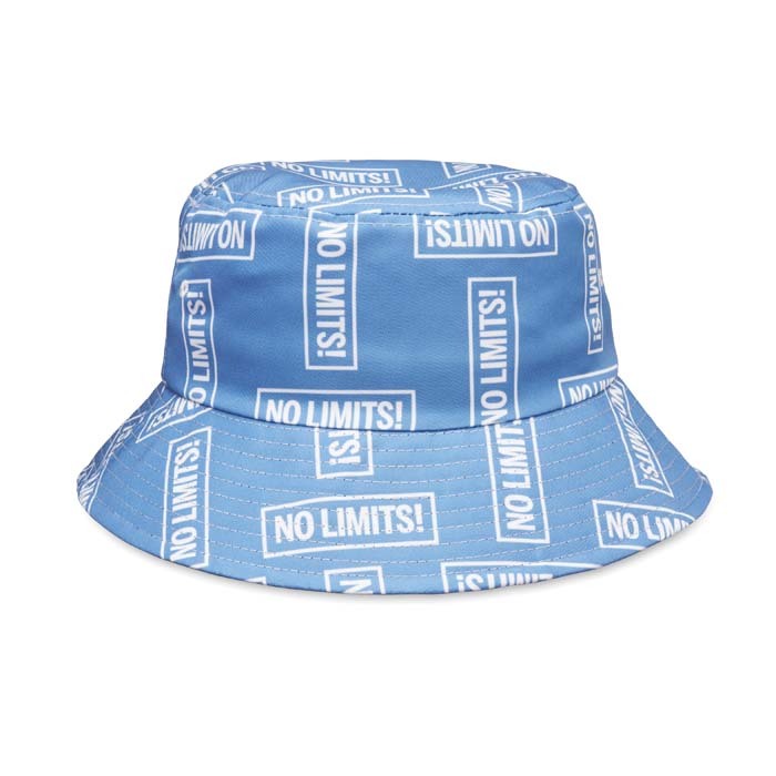 Sombrero de ala ancha, a todo color, de 200 g/m². personalizado con logo