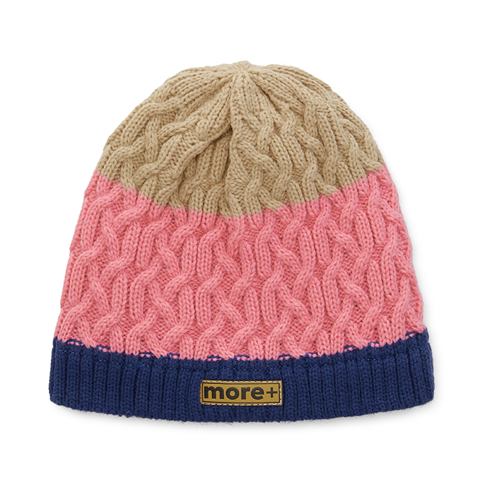 Gorro trenzado con forro Shu Velveteen 200gr y dobladillo de canalé. personalizado con logo