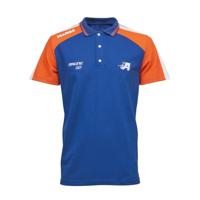 Polo de algodón con mangas en contraste 190 g personalizado con logo