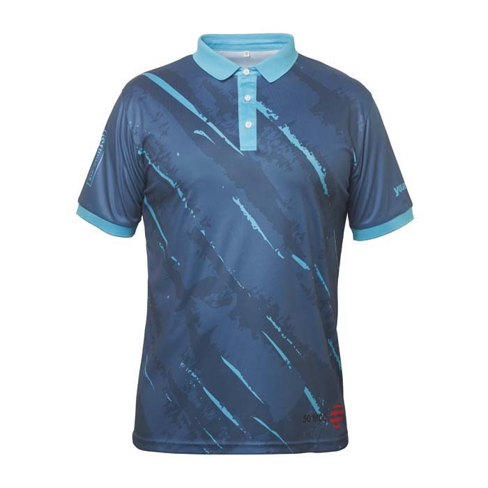 Polo sublimado. Cuello teñido. 150/180g personalizado con logo