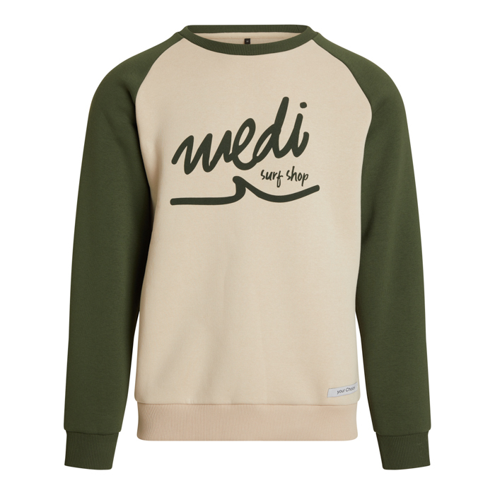 Sudadera raglán 320 g polialgodón (40+ colores) personalizado con logo