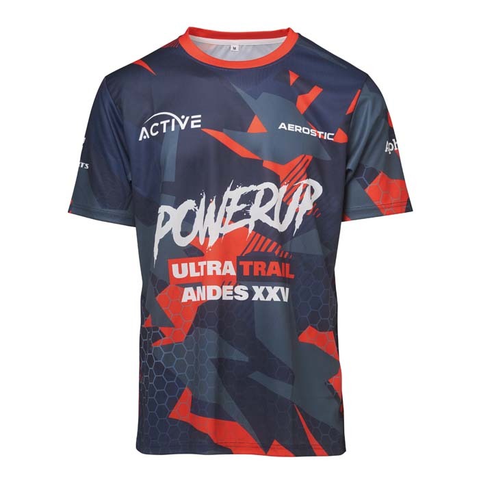Camiseta de malla de corte moderno 145 g personalizado con logo