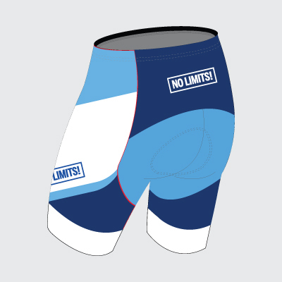 Culotte de ciclismo sublimado personalizado con logo