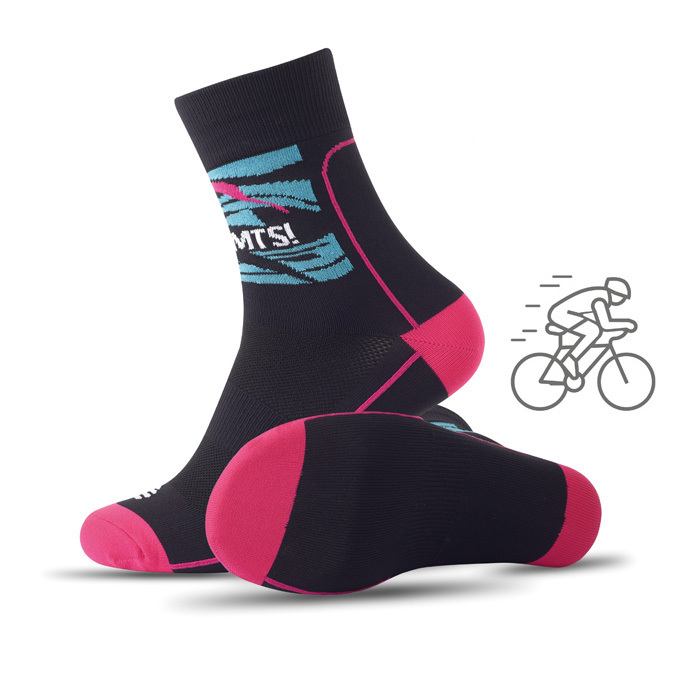 Calcetines de ciclismo personalizado con logo