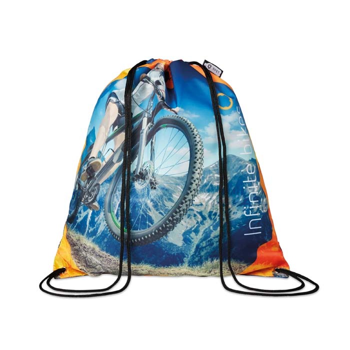 RPET Mochila de cuerdas personalizado con logo