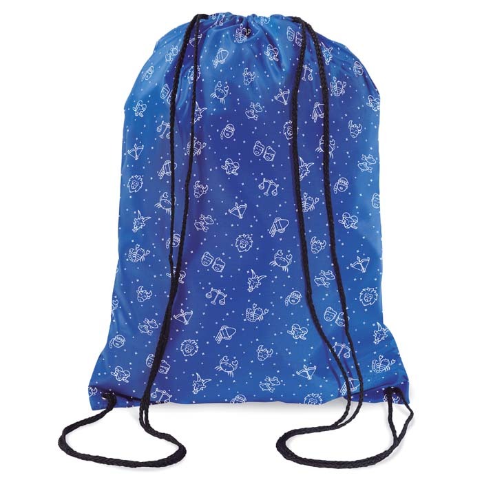 Mochila de cuerdas de poliéster 210D tamaño grande personalizado con logo