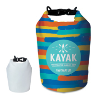 Bolsa impermeable de PVC duradera de 5,8 L con diseño de 360° personalizado con logo