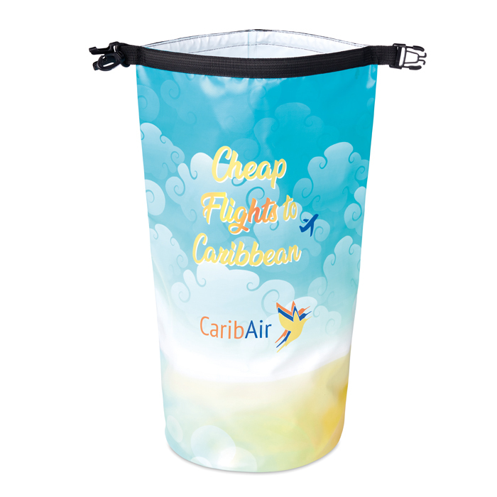 Bolsa seca de PVC duradera de 10 l con diseño de 360° personalizado con logo