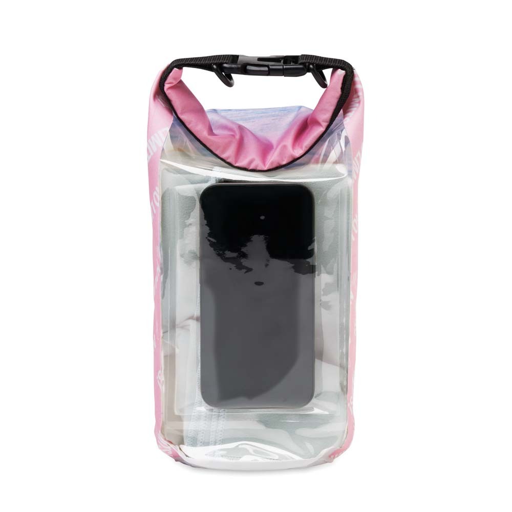 Bolsa impermeable con ventana de RPET de 2 L, diseño 360° personalizado con logo