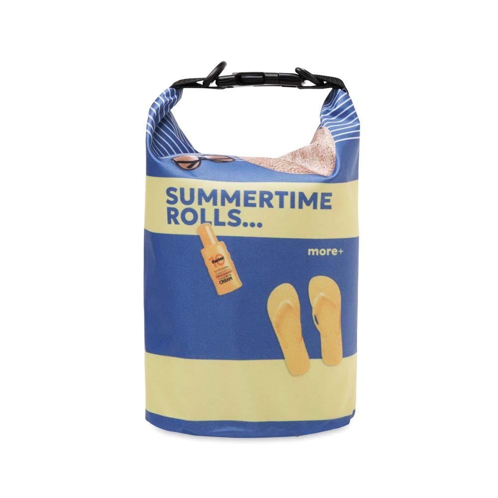 Bolsa impermeable RPET de 1,5 L con diseño 360° personalizado con logo