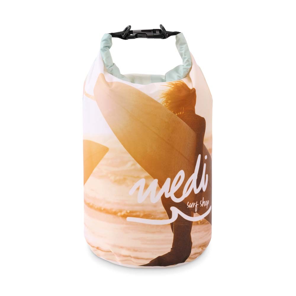 Bolsa impermeable de RPET de 3,5 litros con tu diseño de 360° personalizado con logo
