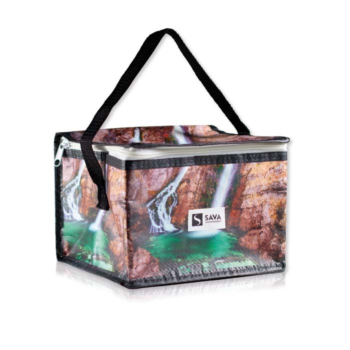 Bolsa nevera: 21x15x17cm. personalizado con logo