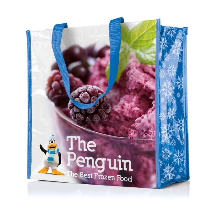 Bolsa nevera para la compra: 34x34x17cm personalizado con logo