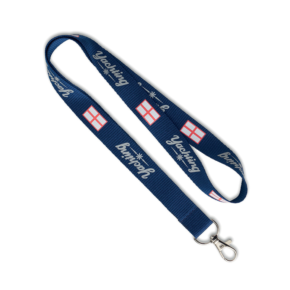 Lanyard de poliéster con serigrafía a pantone. personalizado con logo