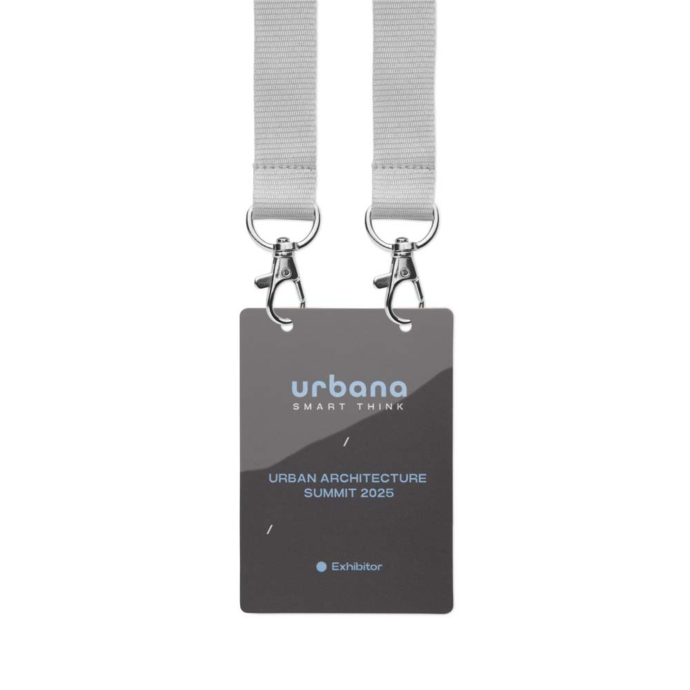 Tarjetas identificativas de PVC impresas y duraderas (100×70 mm) personalizado con logo