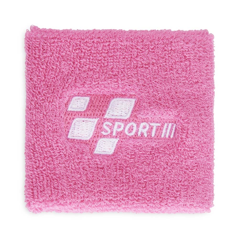 Muñequeras monocolor de algodón suave y transpirable personalizado con logo