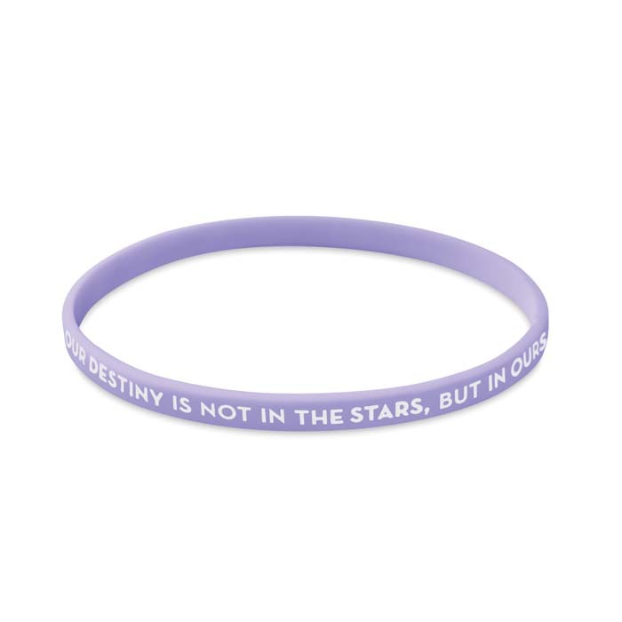 Pulsera de silicona personalizada (5mm) personalizado con logo