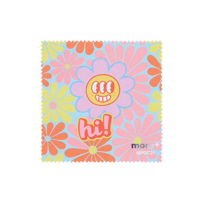 Paño de limpieza de microfibra de 170 g/m² a todo color (12×12 cm) personalizado con logo