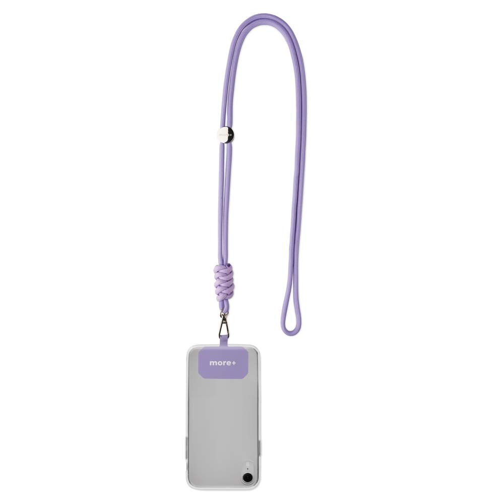Cordón para teléfono Crossbody con nudo en color en contraste personalizado con logo