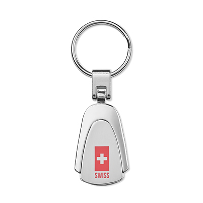 Llavero con mecanismo swing personalizado con logo