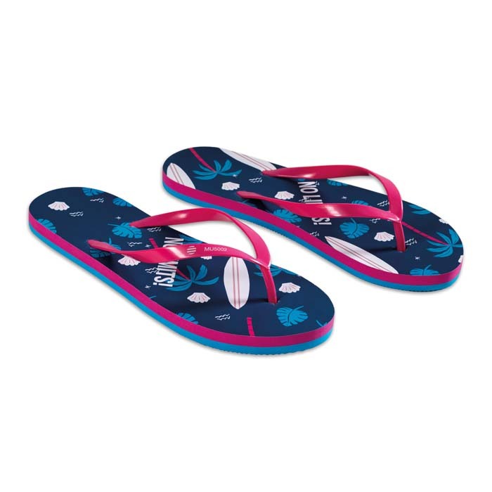 Chanclas de playa de doble capa: deja las huellas de tu logotipo en la arena. personalizado con logo