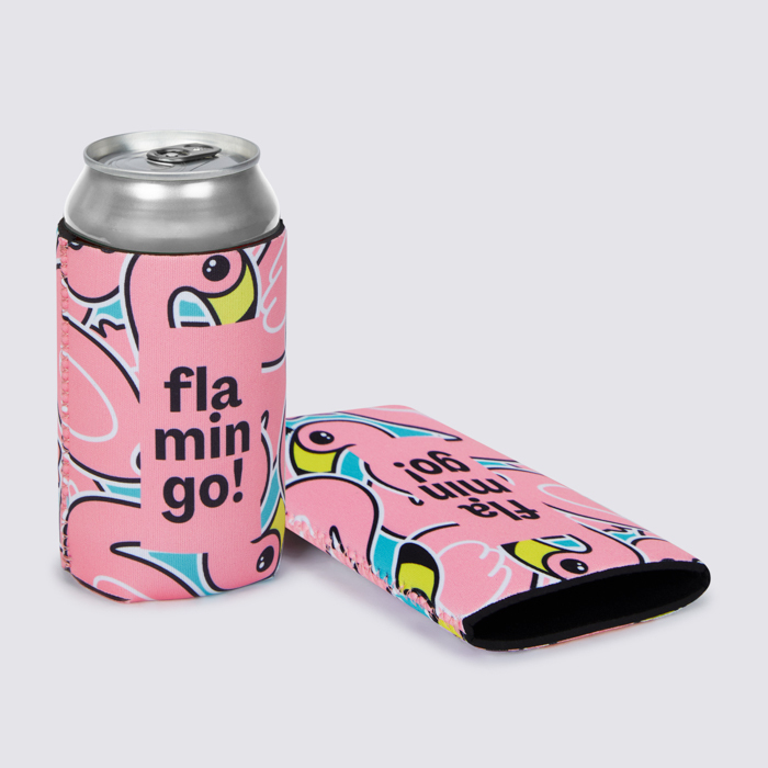 Funda de neopreno para latas. Tamaño estándar 330 ml. personalizado con logo
