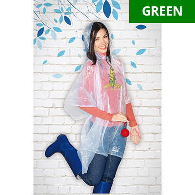 Poncho de PLA apto para impresión (0,015mm) personalizado con logo
