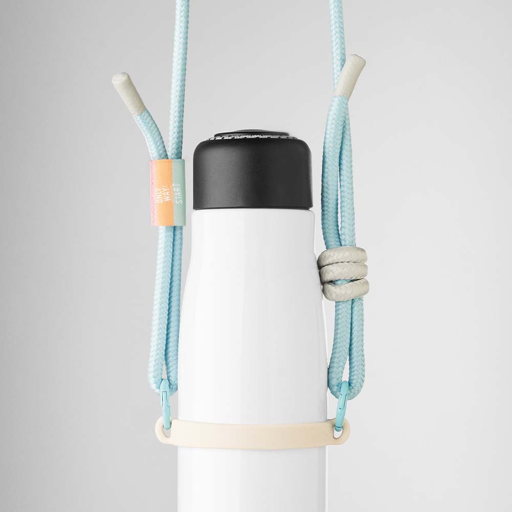Porta botellas Crossbody con etiqueta con logotipo personalizado con logo