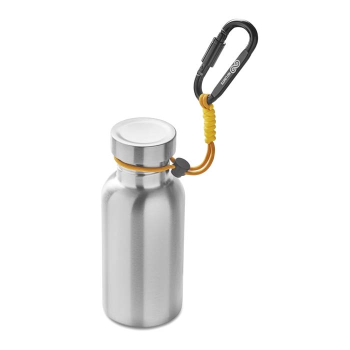 Porta botellas con mosquetón personalizado con logo
